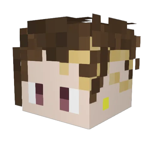 zFiThy Minecraft avatar head, 3D render