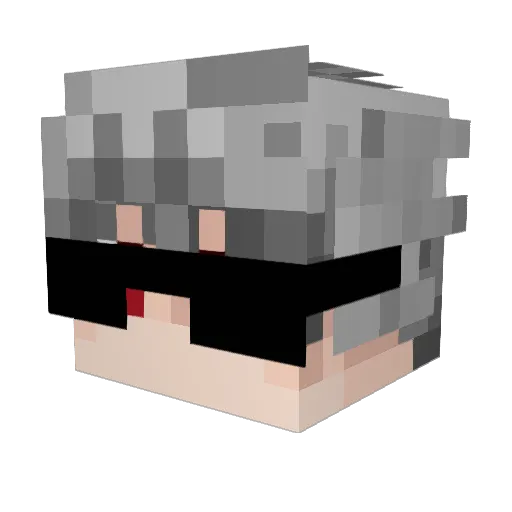 zFireeG0D_ Minecraft avatar head, 3D render