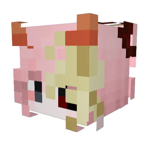 zFlowDz_ Minecraft avatar head, 3D render