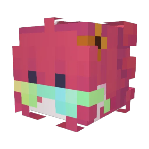 zForsaken Minecraft avatar head, 3D render
