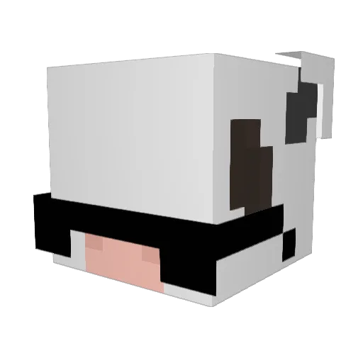 zFoxe Minecraft avatar head, 3D render