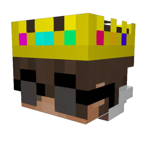 zFreey Minecraft avatar head, 3D render
