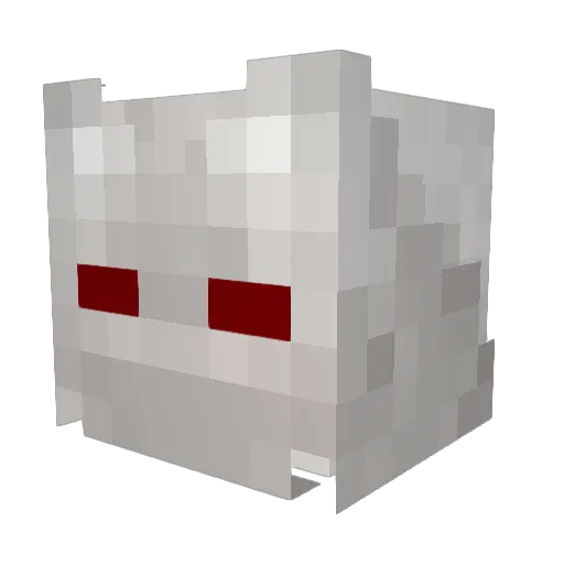 zFrt Minecraft avatar head, 3D render