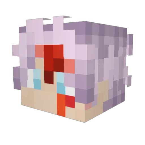 zGabrielGL Minecraft avatar head, 3D render
