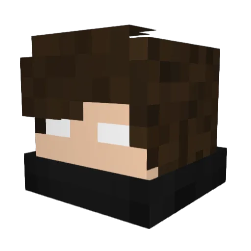 zGabrielMn Minecraft avatar head, 3D render