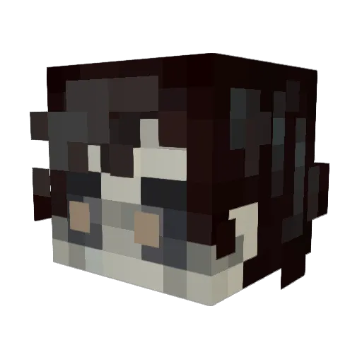 zGavox Minecraft avatar head, 3D render