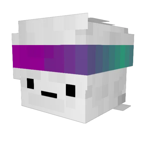 zGengaar Minecraft avatar head, 3D render