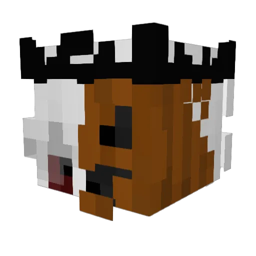 zGet0 Minecraft avatar head, 3D render