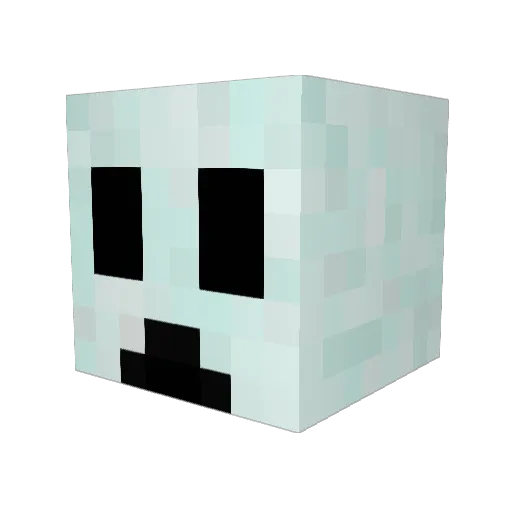 zGhostFT Minecraft avatar head, 3D render