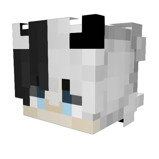 zGio Minecraft avatar head, 3D render