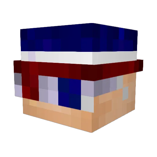 zGlarinG_ Minecraft avatar head, 3D render