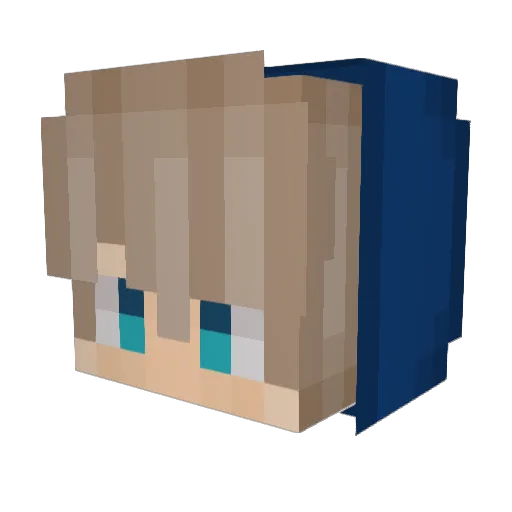 zGodLIKE Minecraft avatar head, 3D render