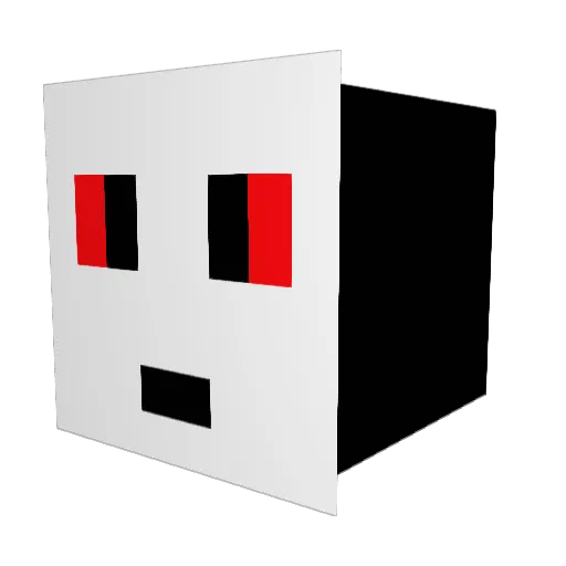 zGrow Minecraft avatar head, 3D render