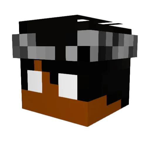 zGuihxD Minecraft avatar head, 3D render