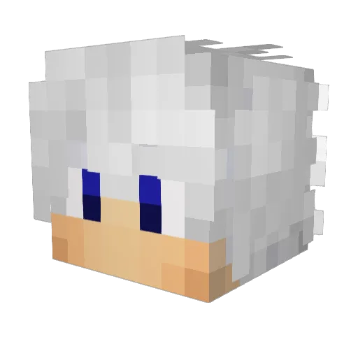 zGuiiOP Minecraft avatar head, 3D render