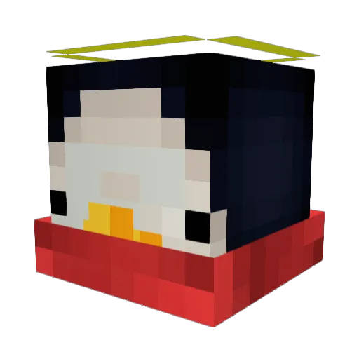 zGunter Minecraft avatar head, 3D render