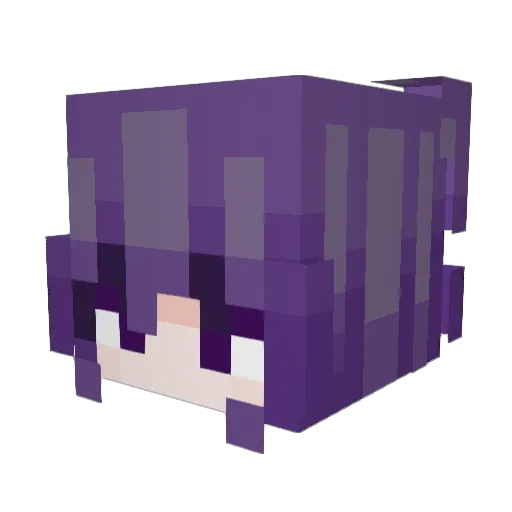 zHyou Minecraft avatar head, 3D render