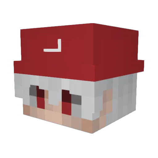 zIlimitsCheating Minecraft avatar head, 3D render