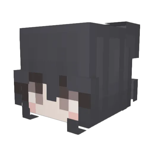 zIr_y Minecraft avatar head, 3D render