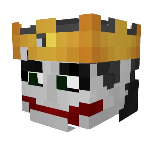 zItsRoy Minecraft avatar head, 3D render