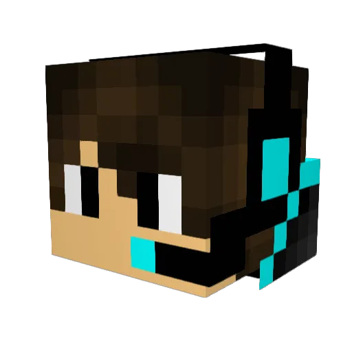 zJOKEz12 Minecraft avatar head, 3D render