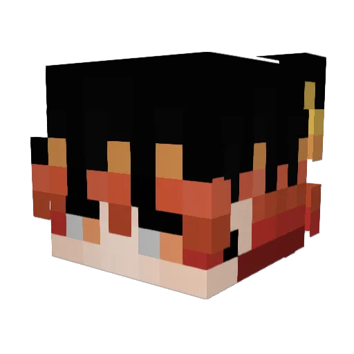 zJacare Minecraft avatar head, 3D render