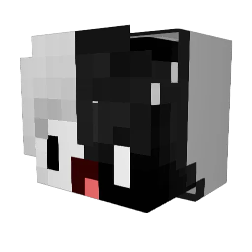 zJaqs Minecraft avatar head, 3D render