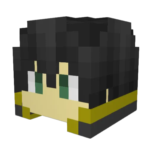 zJimbo Minecraft avatar head, 3D render