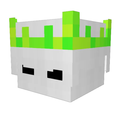zJuan7w7_ Minecraft avatar head, 3D render