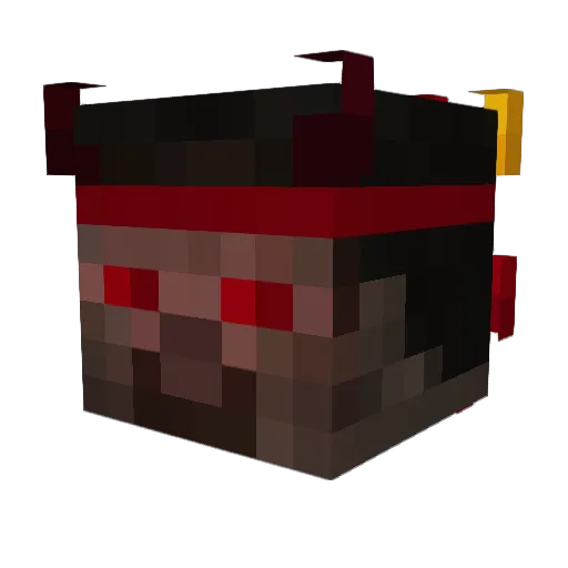 zJuanDaz Minecraft avatar head, 3D render
