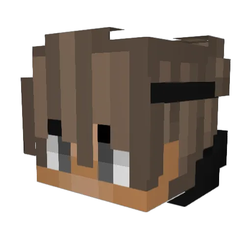 zJvlian Minecraft avatar head, 3D render