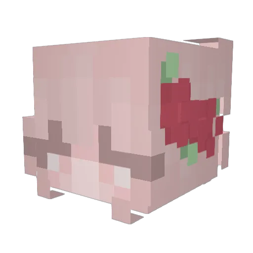 zKaito_sama Minecraft avatar head, 3D render