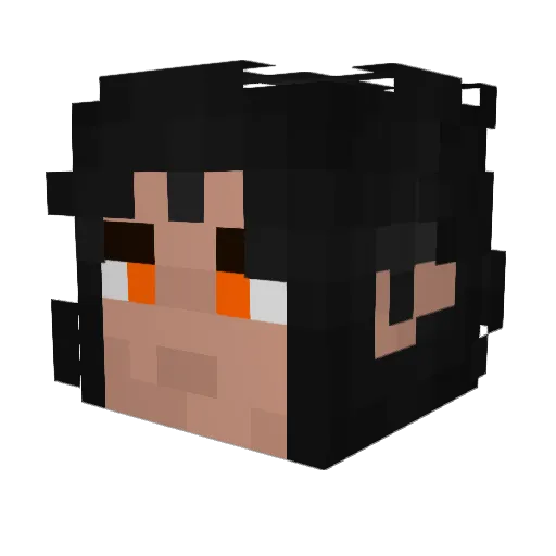 zKampeR Minecraft avatar head, 3D render