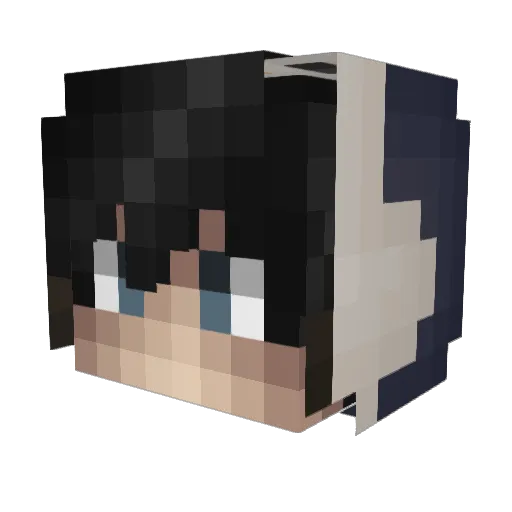 zKasper_ Minecraft avatar head, 3D render