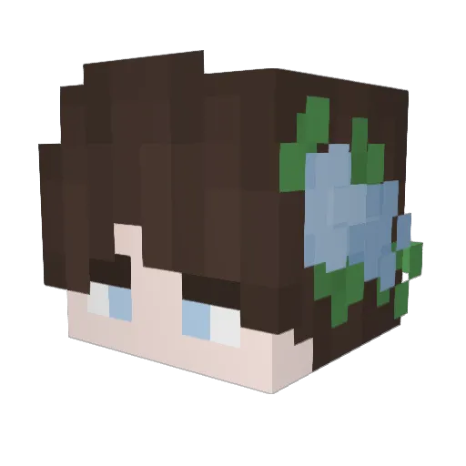 zKendiee__ Minecraft avatar head, 3D render