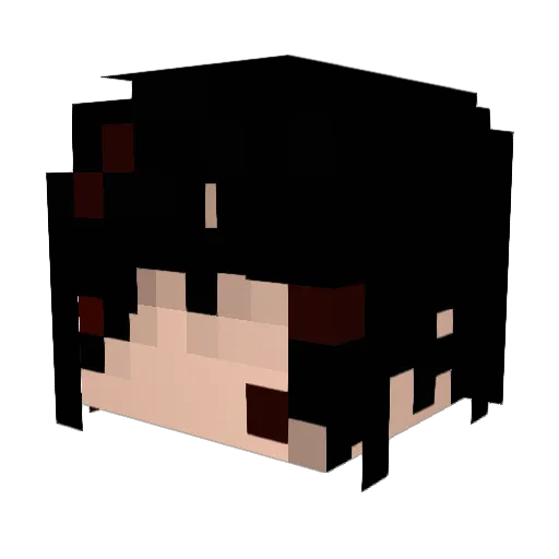 zKhorion Minecraft avatar head, 3D render