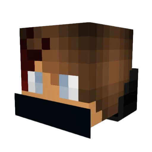 zKingZero_ Minecraft avatar head, 3D render