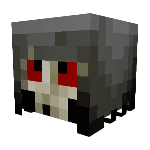 zKitKat Minecraft avatar head, 3D render
