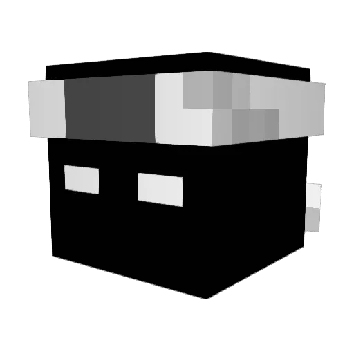 zKlrc Minecraft avatar head, 3D render