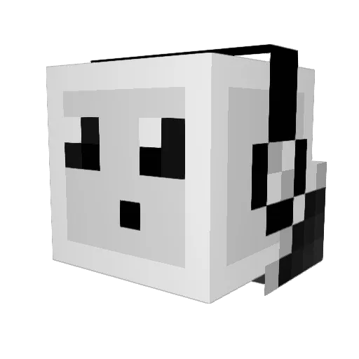 zKlxtzy_ Minecraft avatar head, 3D render