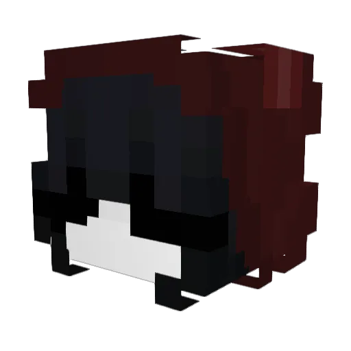 zKunss Minecraft avatar head, 3D render