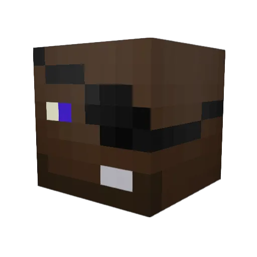 zKyrus Minecraft avatar head, 3D render