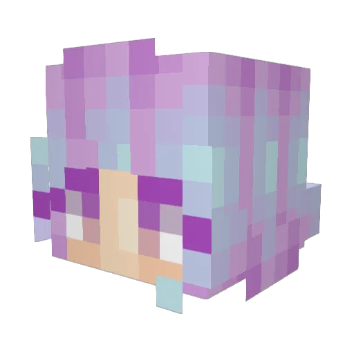 zLCCz Minecraft avatar head, 3D render