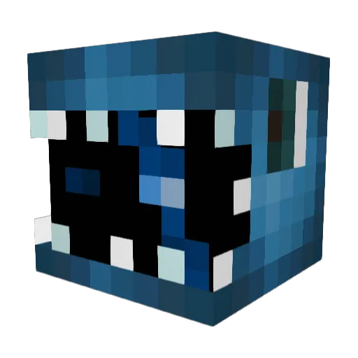 zLauuu Minecraft avatar head, 3D render