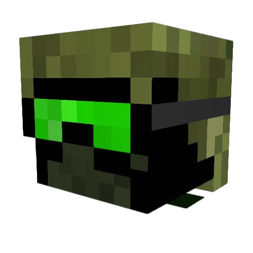 zLennyReturns Minecraft avatar head, 3D render
