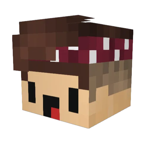 zLeon13 Minecraft avatar head, 3D render