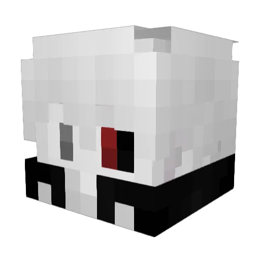 zLeva Minecraft avatar head, 3D render