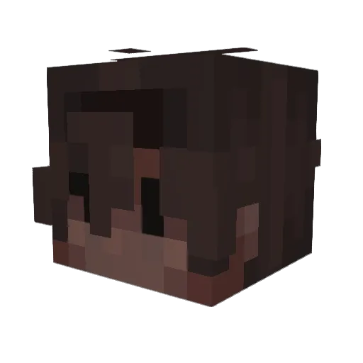 zLexo__ Minecraft avatar head, 3D render