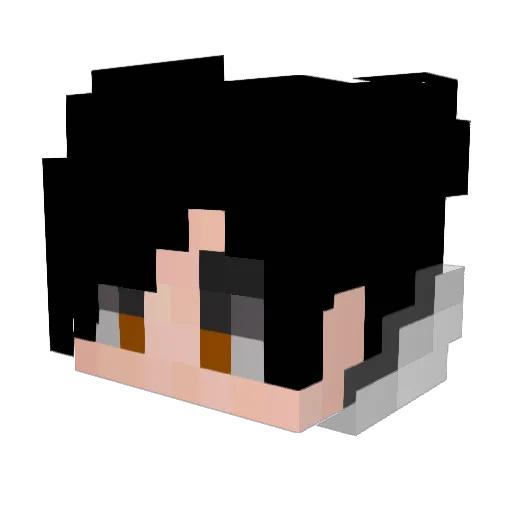 zLeyar Minecraft avatar head, 3D render