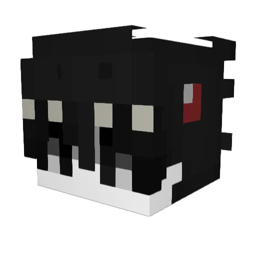 zLin0 Minecraft avatar head, 3D render